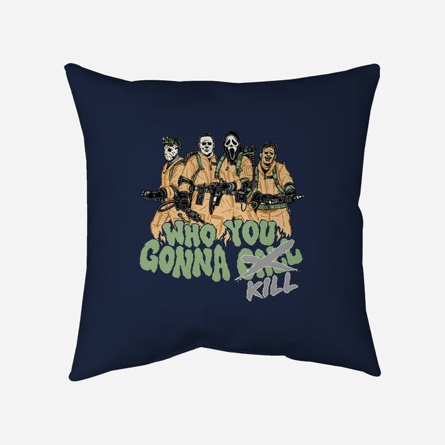 Who You Gonna Kill-none non-removable cover w insert throw pillow-momma_gorilla
