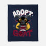 Adopt A Goat-none fleece blanket-Nemons