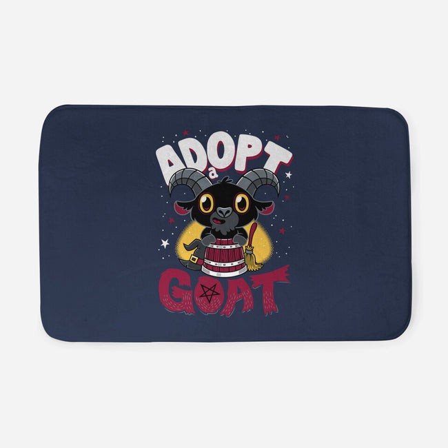 Adopt A Goat-none memory foam bath mat-Nemons