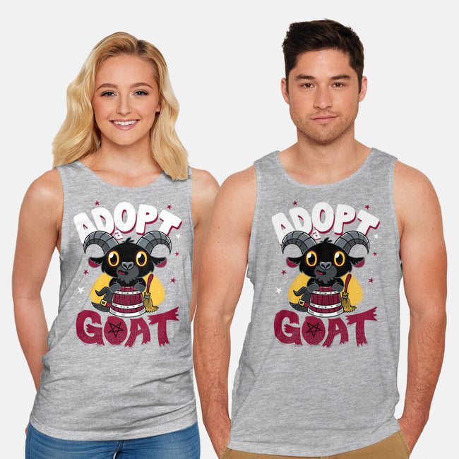 Adopt A Goat-unisex basic tank-Nemons