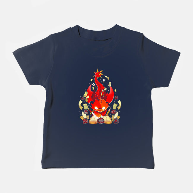 Dragon Set Dice-baby basic tee-Vallina84
