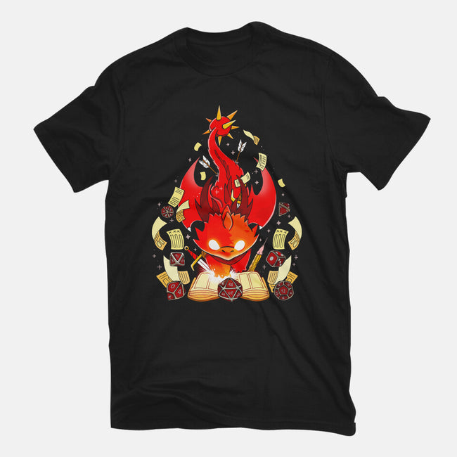 Dragon Set Dice-youth basic tee-Vallina84