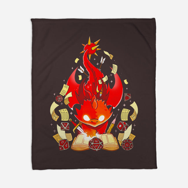 Dragon Set Dice-none fleece blanket-Vallina84