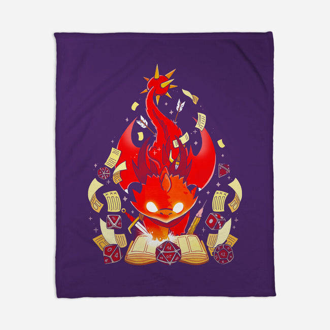 Dragon Set Dice-none fleece blanket-Vallina84