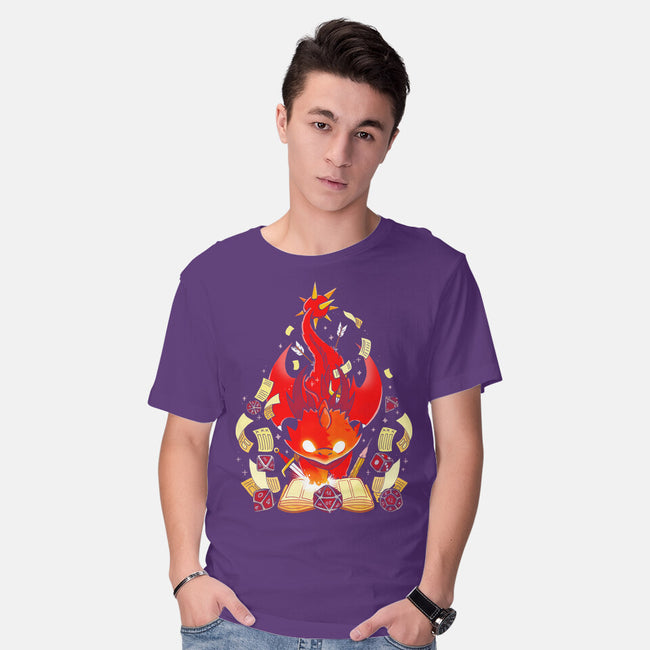 Dragon Set Dice-mens basic tee-Vallina84