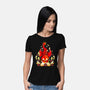 Dragon Set Dice-womens basic tee-Vallina84
