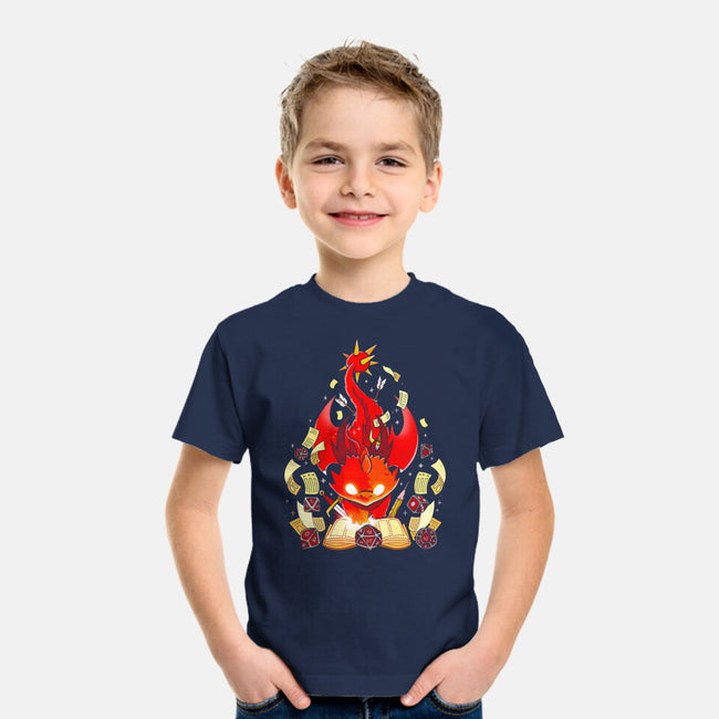 Dragon Set Dice-youth basic tee-Vallina84