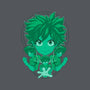 Green Hero-none polyester shower curtain-Astrobot Invention