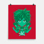 Green Hero-none matte poster-Astrobot Invention
