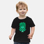Green Hero-baby basic tee-Astrobot Invention