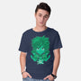 Green Hero-mens basic tee-Astrobot Invention