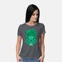 Green Hero-womens basic tee-Astrobot Invention