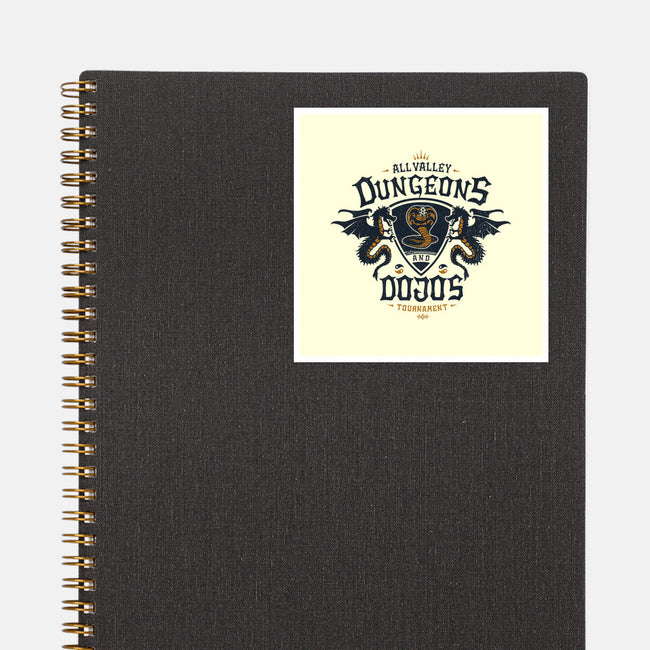 Dungeons And Dojos-none glossy sticker-CoD Designs