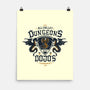Dungeons And Dojos-none matte poster-CoD Designs