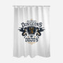 Dungeons And Dojos-none polyester shower curtain-CoD Designs