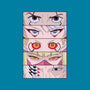 Cyberpunk Eyes-none polyester shower curtain-Zody