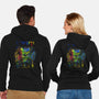 Hunter Vision-unisex zip-up sweatshirt-clingcling