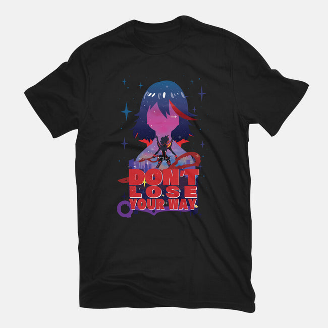Don't Lose Your Way-mens premium tee-SwensonaDesigns