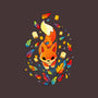 Fox Colors-none glossy sticker-Vallina84
