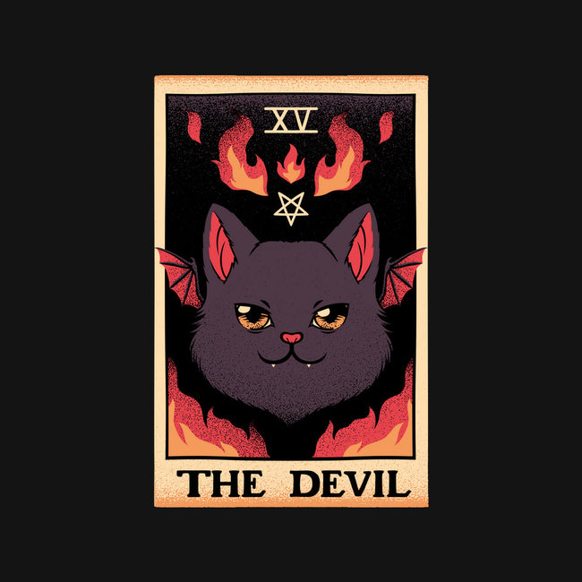 The Devil Cat Tarot Card-baby basic tee-tobefonseca