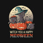 Witch You A Happy Meoween-mens premium tee-koalastudio