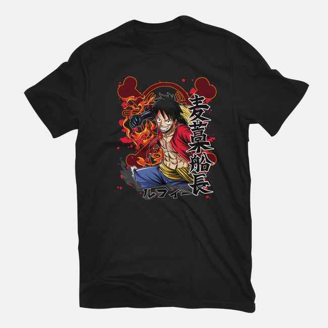 Monkey D Luffy-mens premium tee-Duardoart