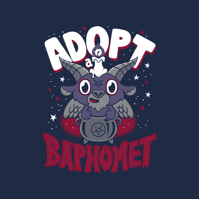 Adopt A Baphomet-none fleece blanket-Nemons