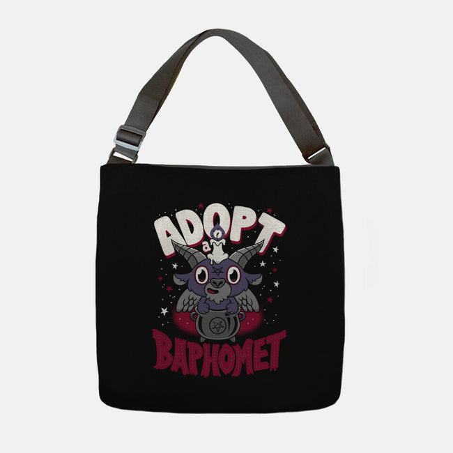 Adopt A Baphomet-none adjustable tote bag-Nemons