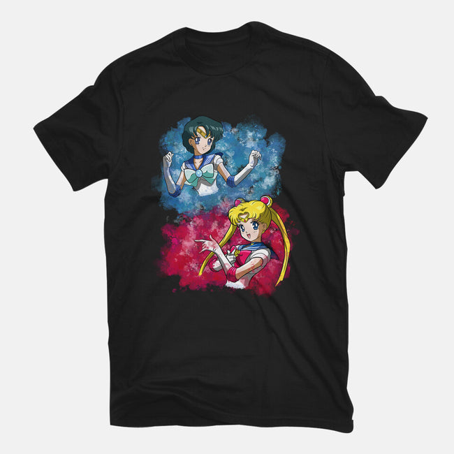 Moon And Mercury-womens fitted tee-nickzzarto
