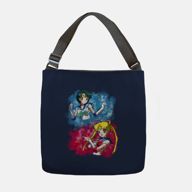 Moon And Mercury-none adjustable tote bag-nickzzarto