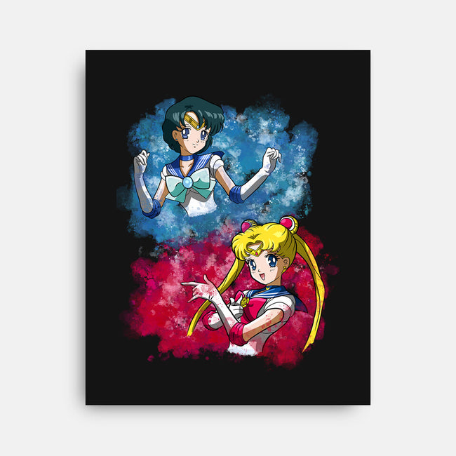 Moon And Mercury-none stretched canvas-nickzzarto