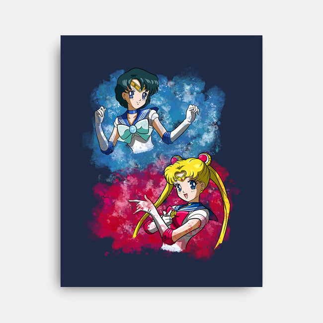 Moon And Mercury-none stretched canvas-nickzzarto