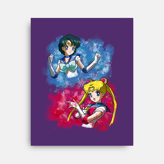 Moon And Mercury-none stretched canvas-nickzzarto