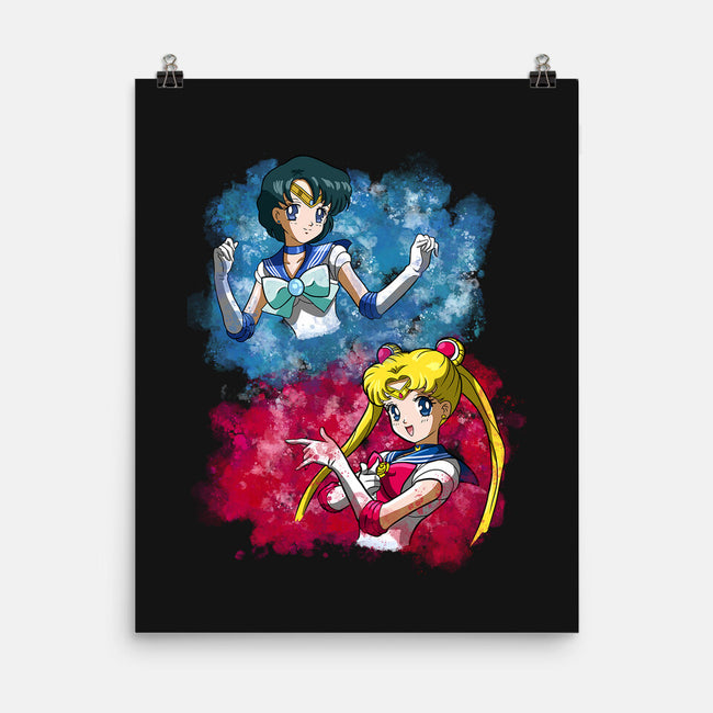Moon And Mercury-none matte poster-nickzzarto