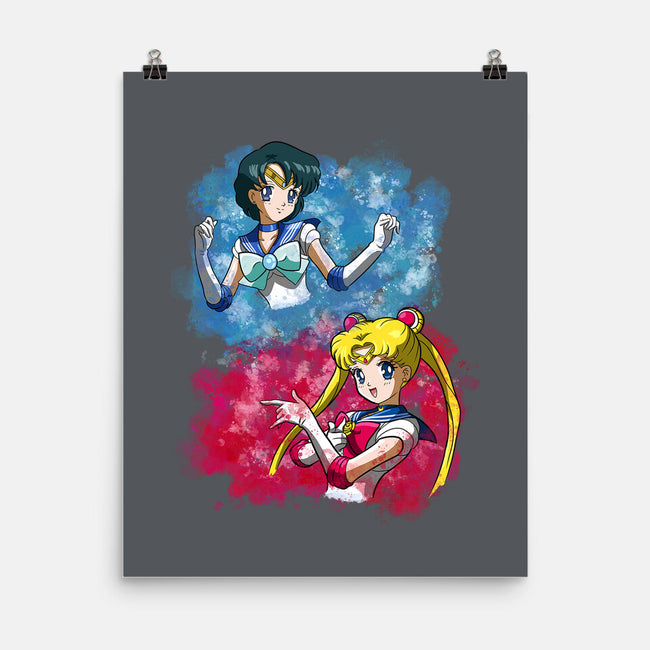 Moon And Mercury-none matte poster-nickzzarto