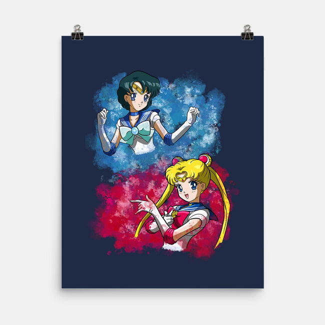 Moon And Mercury-none matte poster-nickzzarto