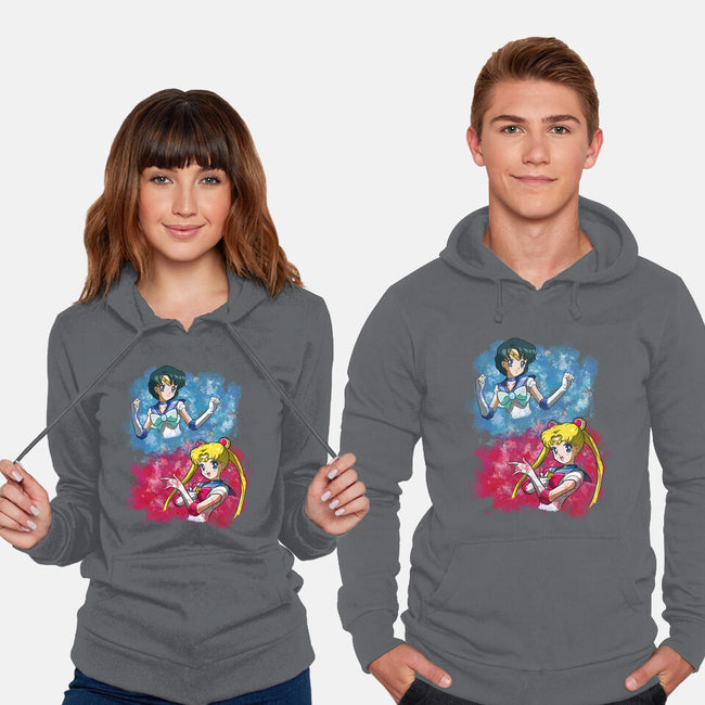 Moon And Mercury-unisex pullover sweatshirt-nickzzarto