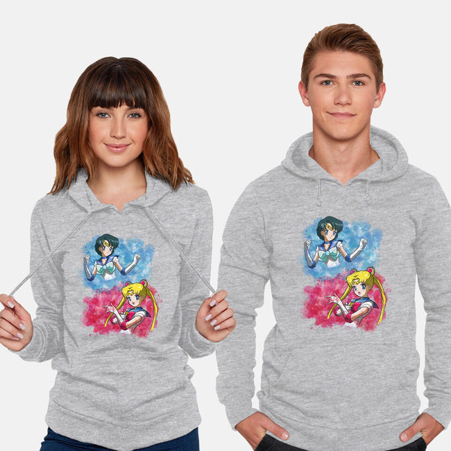 Moon And Mercury-unisex pullover sweatshirt-nickzzarto