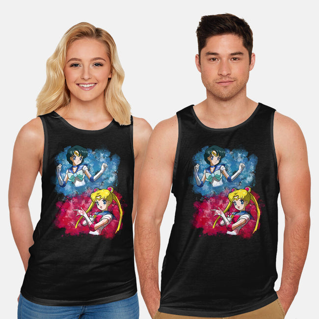Moon And Mercury-unisex basic tank-nickzzarto