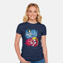 Moon And Mercury-womens fitted tee-nickzzarto