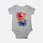 Friend Or Enemy-baby basic onesie-nickzzarto