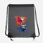 Friend Or Enemy-none drawstring bag-nickzzarto