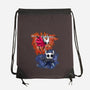 Friend Or Enemy-none drawstring bag-nickzzarto