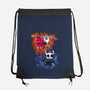 Friend Or Enemy-none drawstring bag-nickzzarto