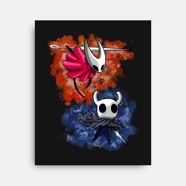 Friend Or Enemy-none stretched canvas-nickzzarto