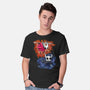 Friend Or Enemy-mens basic tee-nickzzarto