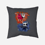 Friend Or Enemy-none non-removable cover w insert throw pillow-nickzzarto