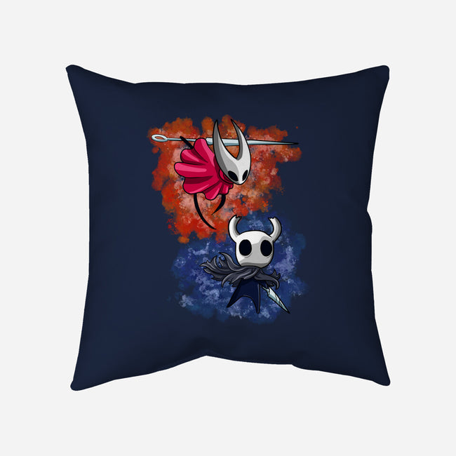 Friend Or Enemy-none non-removable cover w insert throw pillow-nickzzarto