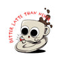 Better Latte Than Never-unisex zip-up sweatshirt-zawitees