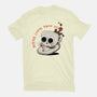 Better Latte Than Never-mens basic tee-zawitees